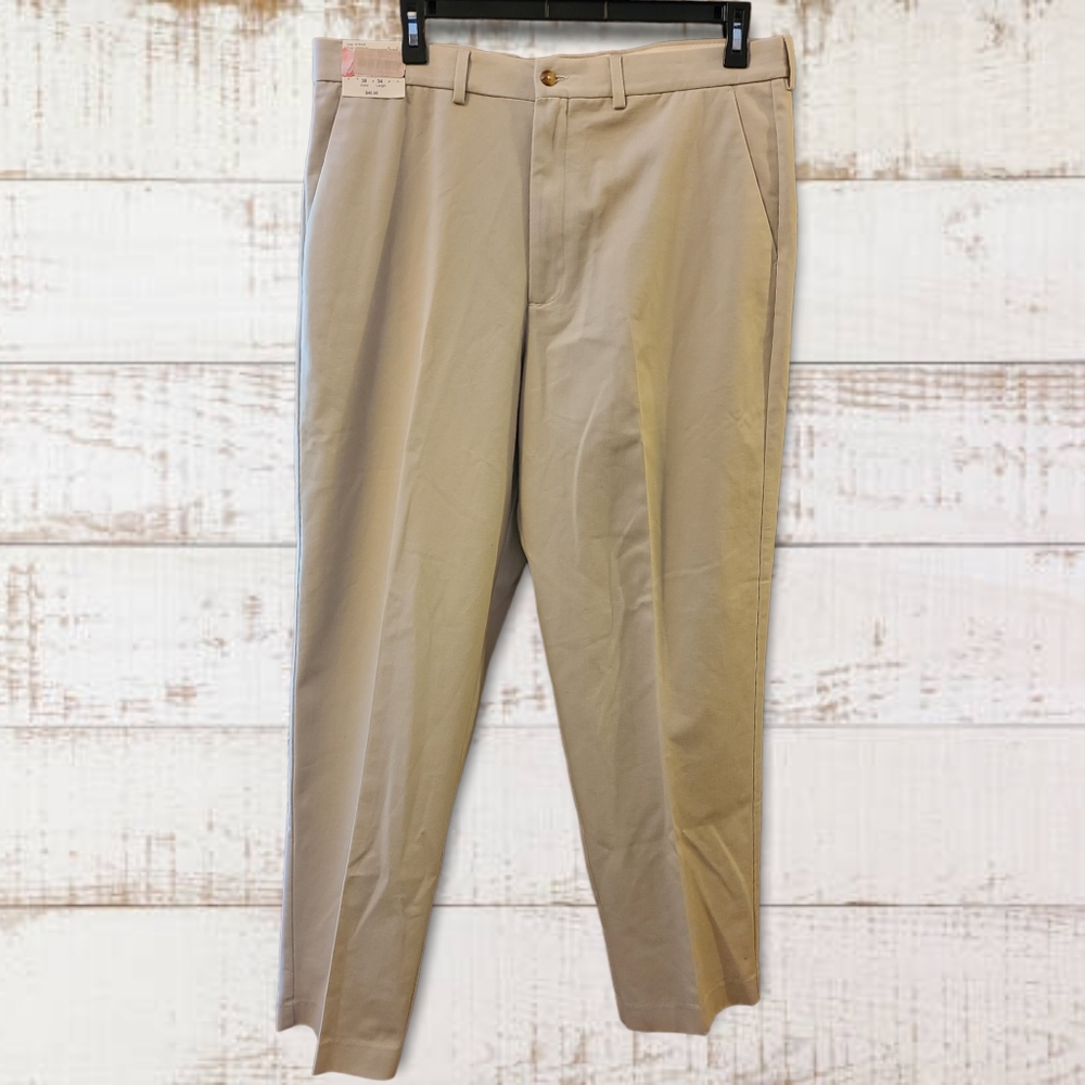 Men's Roundtree & Yorke Performance Khaki NWT